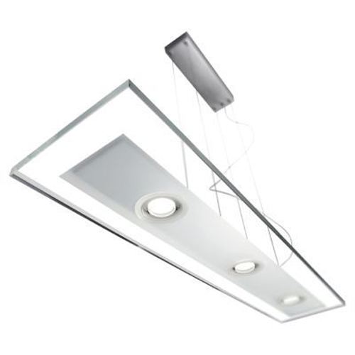 ransparent linear pendant lights
