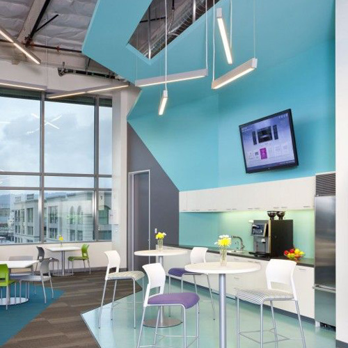 pendant lights suspended with long cables