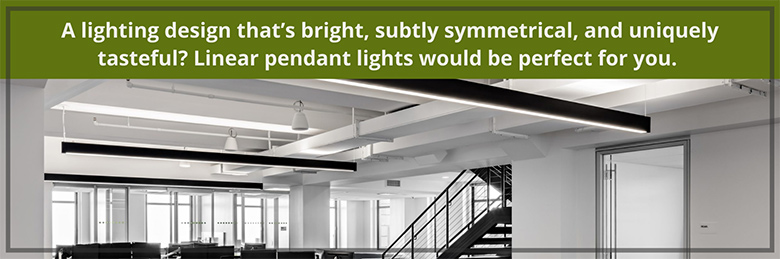 lighting design linear pendant