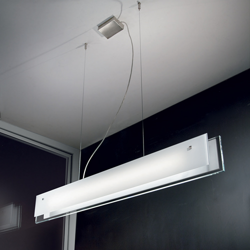 thick, string-held pendant lights