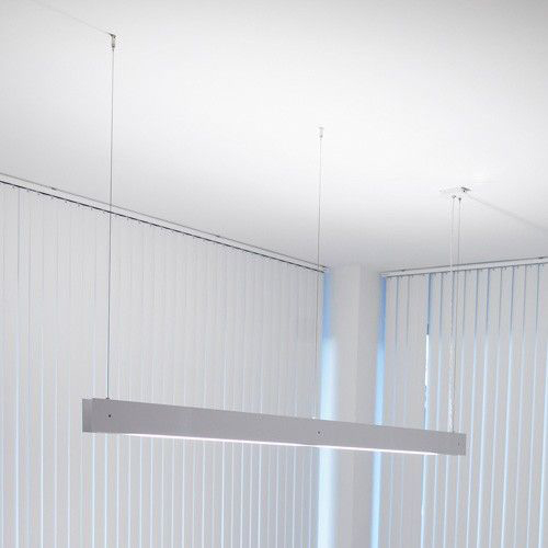thin, solid pendant light