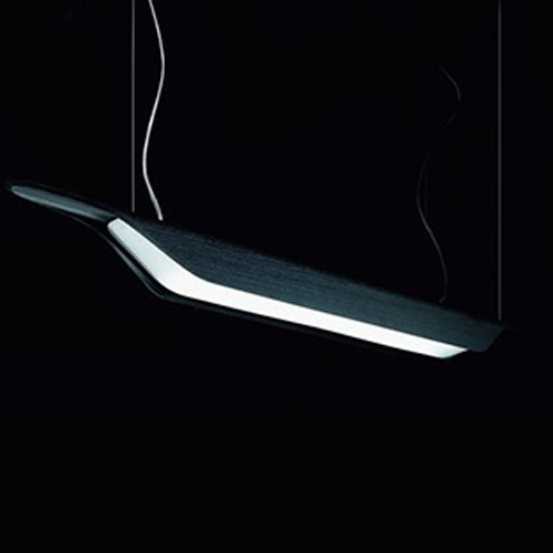solid linear pendant light