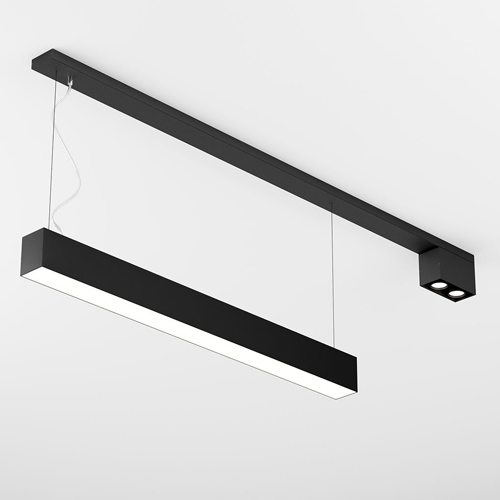 solid pendant light with large anchor