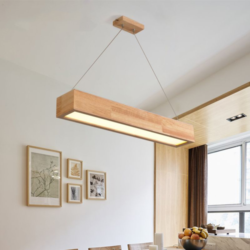 thick, solid wooden pendant