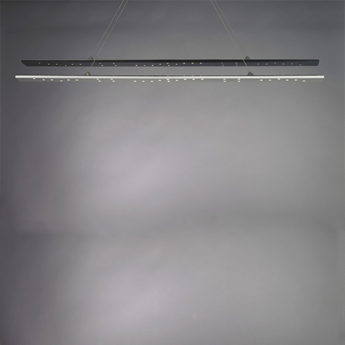 thin, wooden pendant light